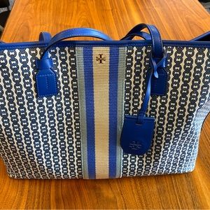 Tori Burch Tote.  Tote is in great condition. Some wear on the handles. See pics